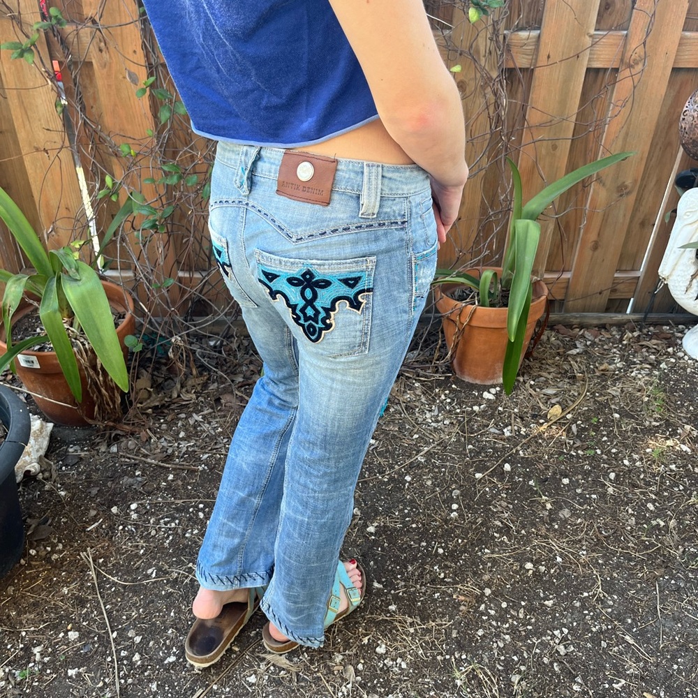 Low rise flair Antik denim size 25 jeans